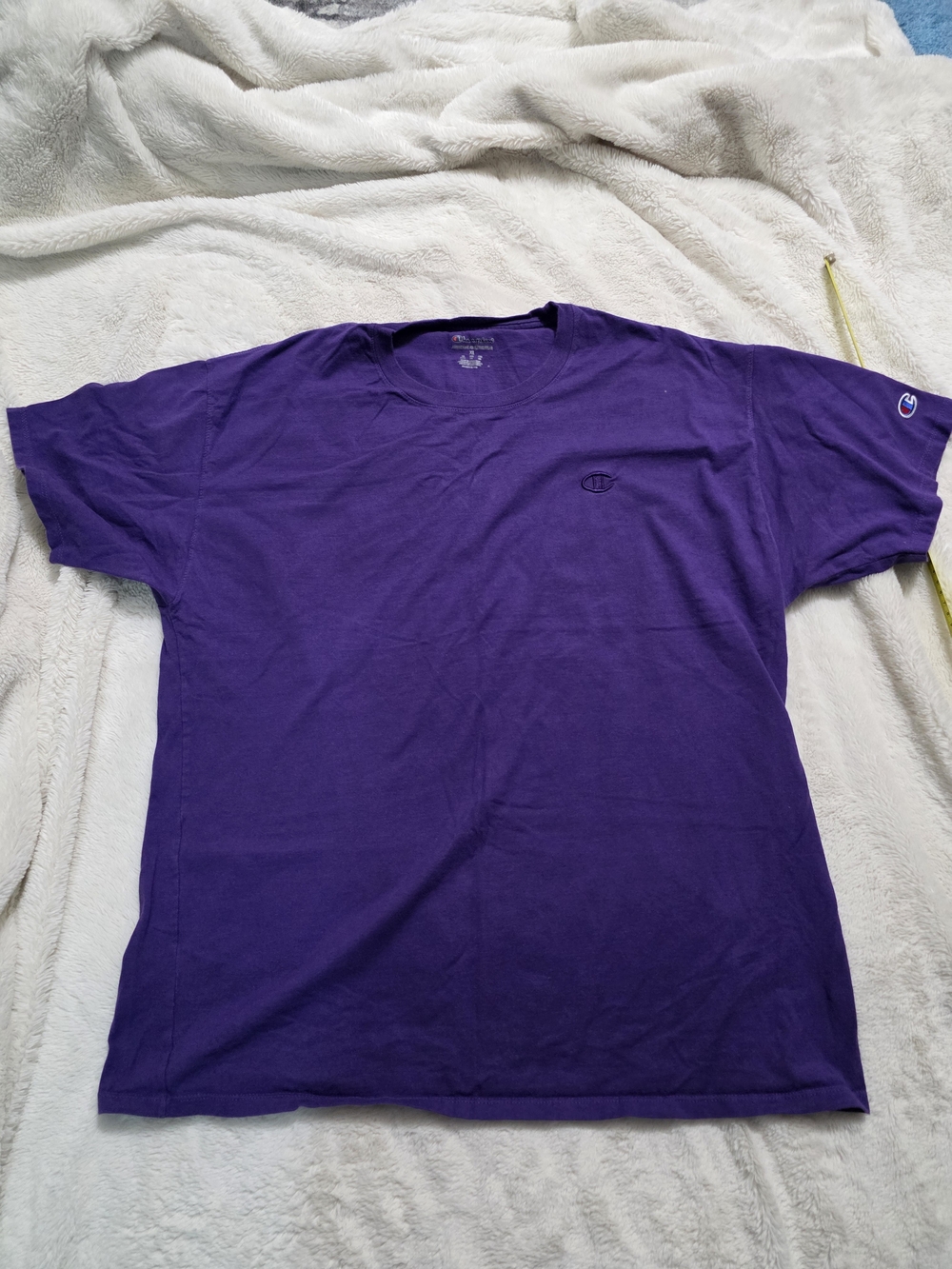 Champion Men's Purple Crewneck T-Shirt